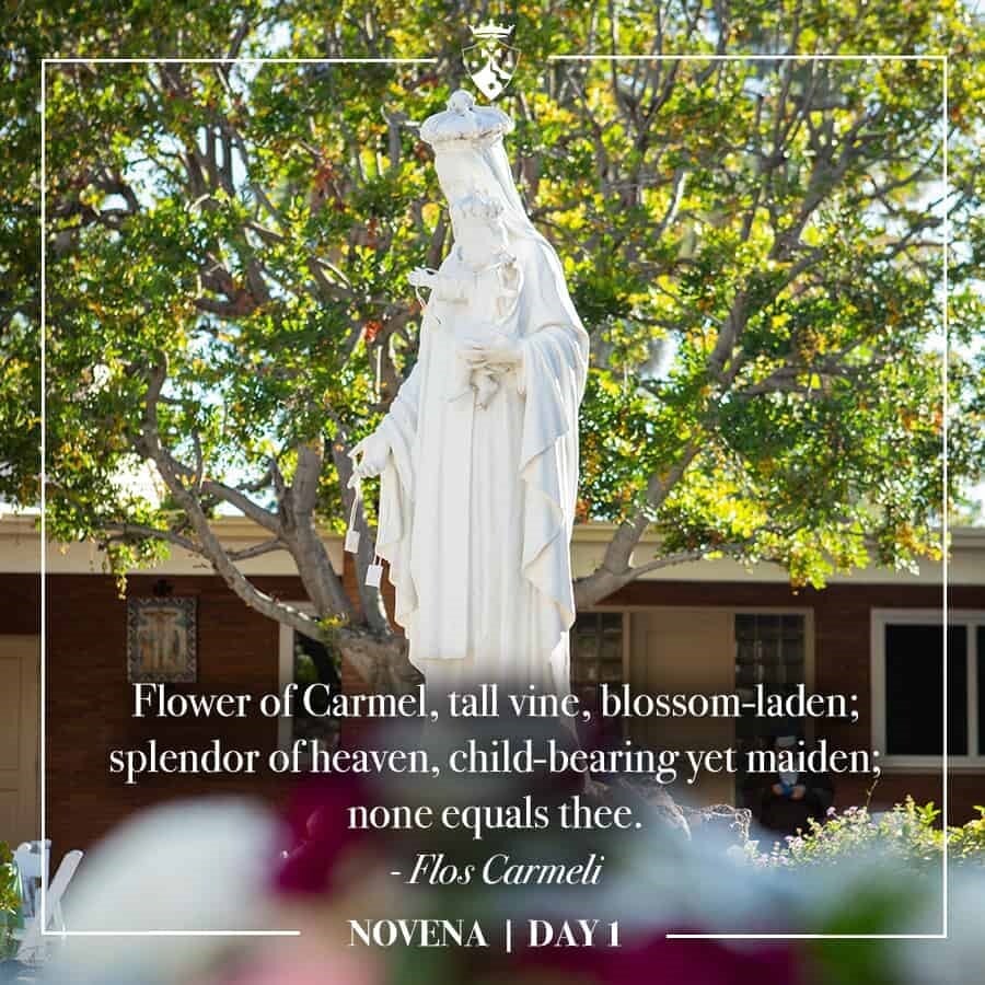 Novena our Lady & Patroness,Notre Dame of Mt. Carmel Notre Dame of Mt